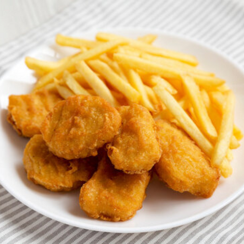 Chicken Nuggets & Chips Dinner